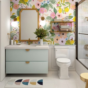 Цветная и яркая ванная комната: как преобразить санузел в Иланском - ilanskij.mebel54.com | фото