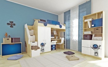 Детская комната Санни (Белый/корпус Клен) в Иланском - ilanskij.mebel54.com | фото