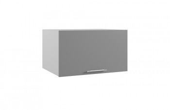 Корато ГВПГ 800 шкаф верхний горизонтальный высокий (Кварц черный/корпус Серый) в Иланском - ilanskij.mebel54.com | фото