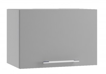 Корато ПГФ 500 шкаф верхний горизонтальный с фрезеровкой (Кварц черный/корпус Серый) в Иланском - ilanskij.mebel54.com | фото