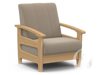 Кресло для отдыха Омега (бук лак/CATANIA LATTE) в Иланском - ilanskij.mebel54.com | фото