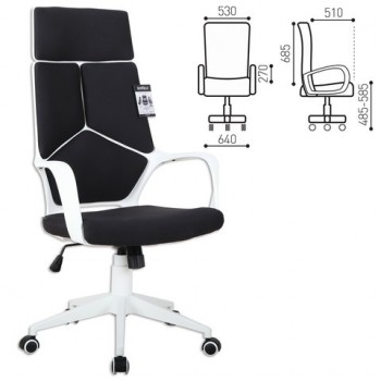 Кресло офисное BRABIX Prime EX-515 (черная ткань) в Иланском - ilanskij.mebel54.com | фото