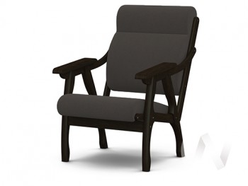 Кресло Вега-10 (венге лак/ULTRA GRAFIT) в Иланском - ilanskij.mebel54.com | фото