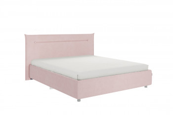 Кровать 1,6 Альба с основанием (Нежно-розовый велюр) в Иланском - ilanskij.mebel54.com | фото