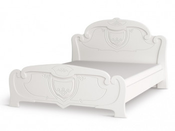 Кровать 1,6м Мария (Белый глянец) в Иланском - ilanskij.mebel54.com | фото
