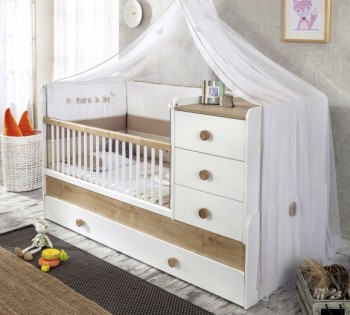 NATURA BABY Детская кровать-трансформер 20.31.1015.00 в Иланском - ilanskij.mebel54.com | фото