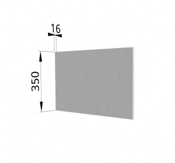 Панель торцевая (для шкафа горизонтального глубокого) ГПГ Монца, Ройс (Кварц черный) в Иланском - ilanskij.mebel54.com | фото