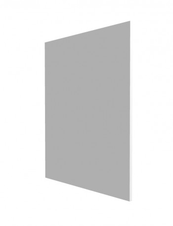 Панель торцевая С Ройс (для шкафов нижних) Белый софт в Иланском - ilanskij.mebel54.com | фото