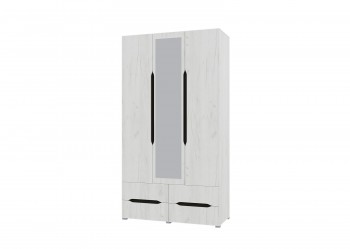 Шкаф 3-х створчатый с ящиками и зеркалом Вега (Прованс) в Иланском - ilanskij.mebel54.com | фото