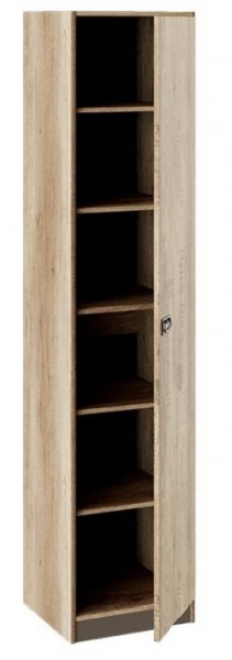 Шкаф для белья «Пилигрим» (Дуб Каньон светлый, Фон серый) в Иланском - ilanskij.mebel54.com | фото
