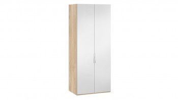 Шкаф для одежды с 2 зеркальными дверями «Эмбер» Яблоня Беллуно в Иланском - ilanskij.mebel54.com | фото