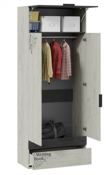 Шкаф комбинированный для одежды «Оксфорд-2» в Иланском - ilanskij.mebel54.com | фото